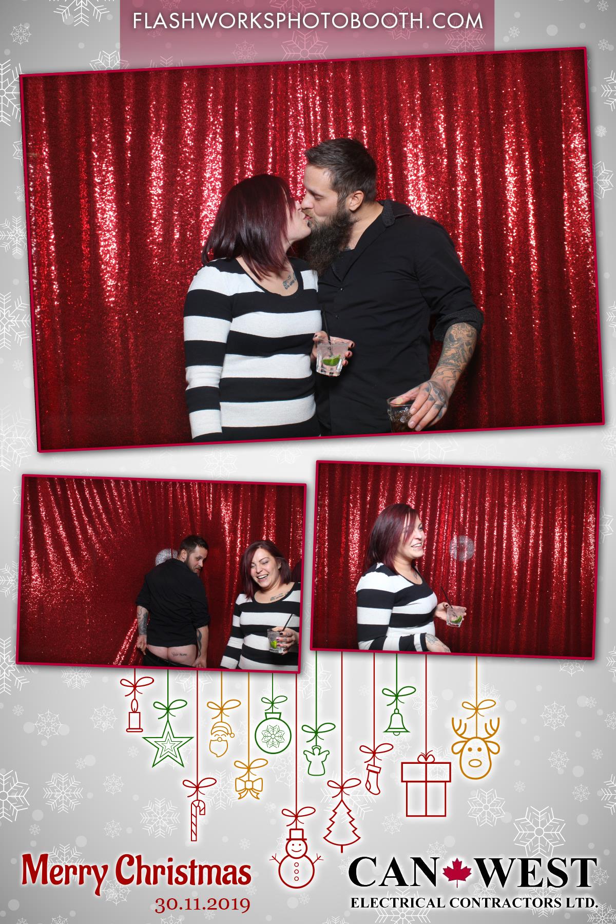 Can West Christmas Party | View more photos from the event at gallery.flashworksphotobooth.com/u/FlashworksPhotoboothInc/Can-West-Christmas-Party